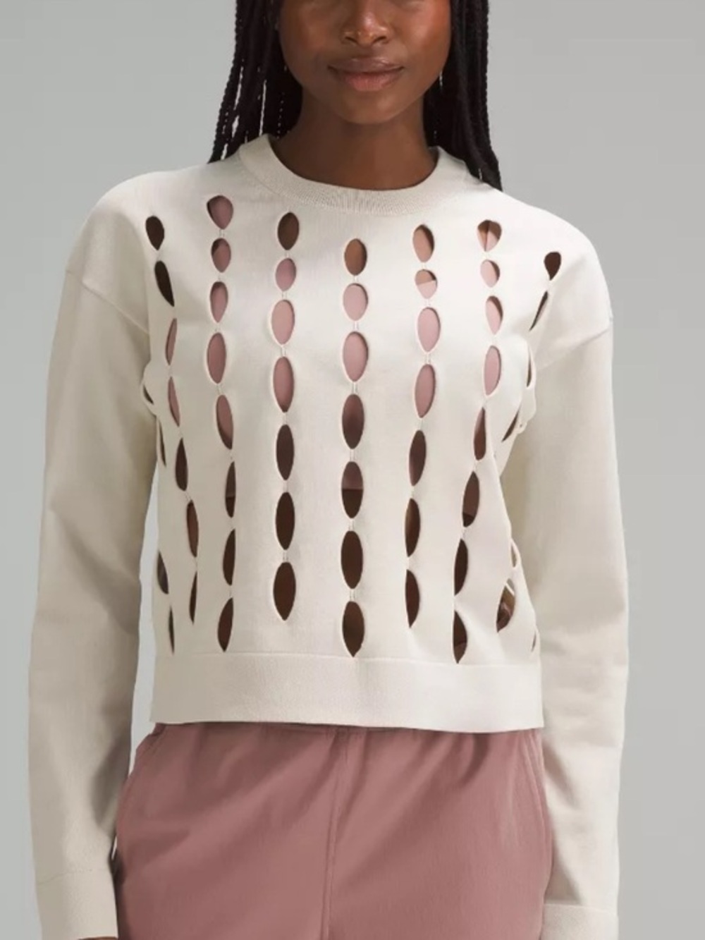 lululemon Open-Hole Mesh Knit Pullover